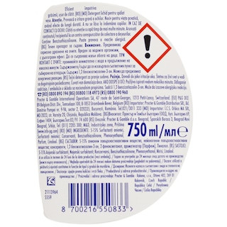Fairy | Detergent lichid pentru spalat vase Lamaie 750ml