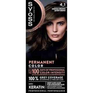 Syoss | Color Expert | Vopsea de par permanenta Saten mediu 4-1