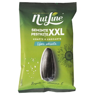 Nutline | Seminte pestrite de floarea-soarelui usor sarate si coapte 135g
