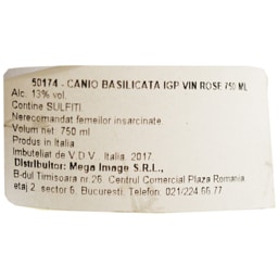 Canio Basilicata | Vin roze 0.75L