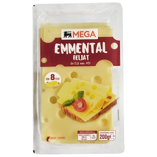 MEGA | Emmental felii 200g