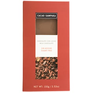 Cacao Sampaka | Ciocolata cu lapte fara zahar 100g