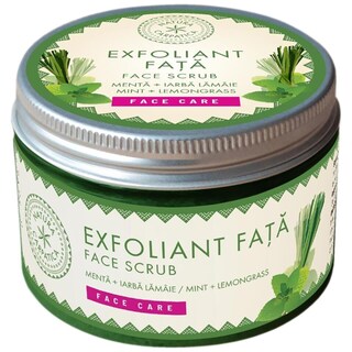 Natura Carpatica | Exfoliant fata menta si lemongrass 140g