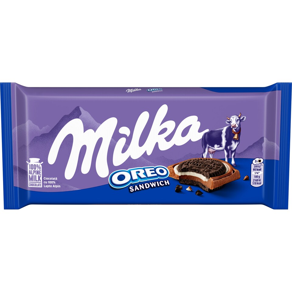 Ciocolata cu lapte Oreo Sandwich 92g