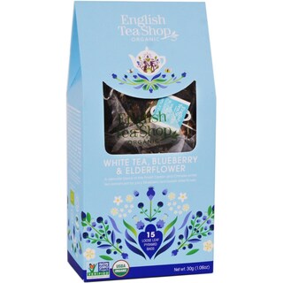 English Tea Shop | Ceai alb cu afine si soc pyramid eco 30g