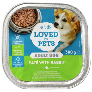 Loved by Pets | Pate cu iepure pentru caini adulti 300g