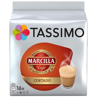 Tassimo | Cafea Marcilla Cortado, 16 capsule