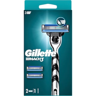 Gillette | Mach3 | Aparat de ras cu 2 rezerve