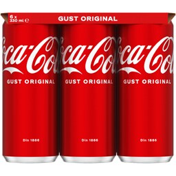 Coca-Cola Gust Original | Bautura racoritoare carbogazoasa 6x330ml