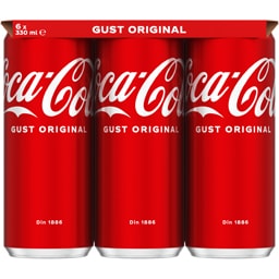 Coca-Cola Gust Original | Bautura racoritoare carbogazoasa 6x330ml