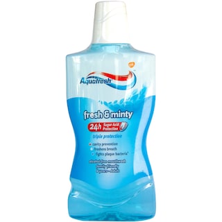 Aquafresh | Apa de gura Fresh & Minty 500ml