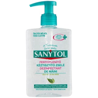 Sanytol | Dezinfectant de maini cu ceai verde 250ml