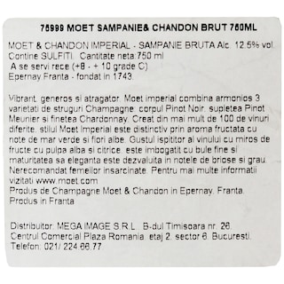Moet & Chandon | Sampanie Imperial Brut 0.75L