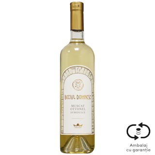 Beciul Domnesc | Vin alb demidulce Muscat Ottonel 0.75L