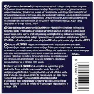 LifeStyles | Prezervative Ultra Thin 3 bucati