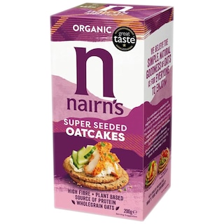 Nairn's | Painici organice din ovaz integral cu seminte chia 200g