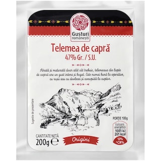 Gusturi romanesti | Telemea de capra 47% grasime 200g
