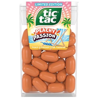 Tic tac | Drajeuri cu gust de piersica si fructul pasiunii 18g