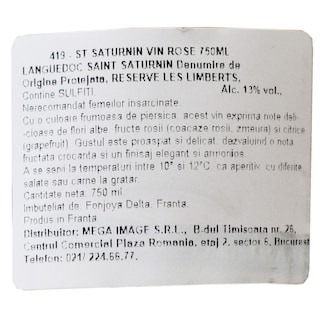 Saint Saturnin | Vin roze 0.75L