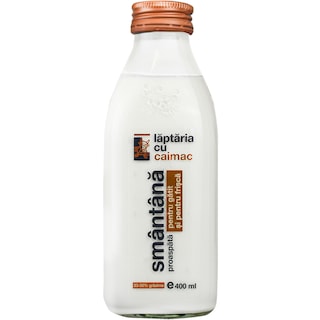Laptaria cu caimac | Smantana proaspata pentru gatit si pentru frisca 400ml