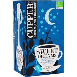 Cupper | Ceai bio Sweet Dreams, 20 plicuri, 30g