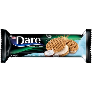 Dare | Biscuiti cu crema de cocos 100g