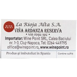 Vina Ardanza | Vin rosu  0.75L