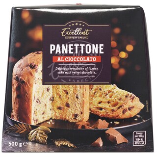 Excellent | Panettone cu bucatele de ciocolata 500g