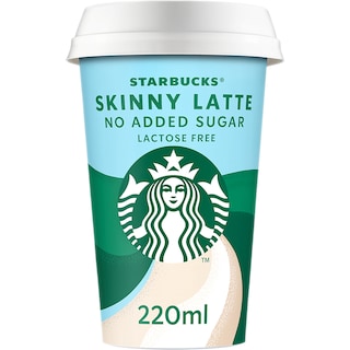 Starbucks | Skinny Latte, fara zahar adaugat, fara lactoza 220ml