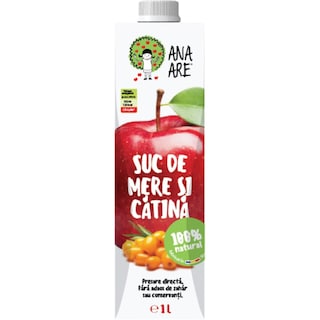 Suc de mere si catina 100% natural 1L