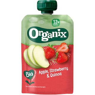 Organix | Piure ecologic cu mere, capsuni si quinoa 100g