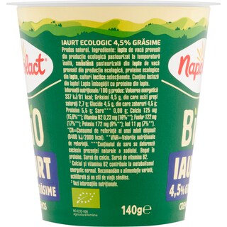 Napolact Bio | Iaurt cremos 4.5% grasime 140g
