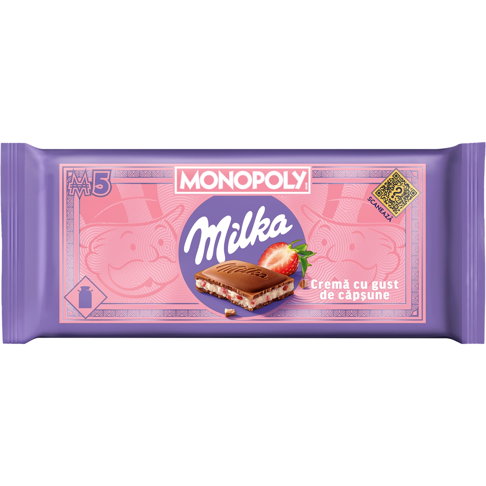 Milka | Ciocolata cu lapte si alune maruntite 90g | Mega-image