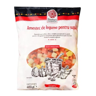 Gusturi romanesti | Amestec de legume pentru supa 400g