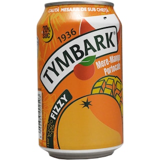 Tymbark | Fizzy | Bautura racoritoare carbogazoasa cu mere, portocale, mango 330ml