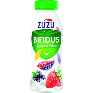 Zuzu | Bifidus | Iaurt de baut cu capsuni si coacaze negre 320g