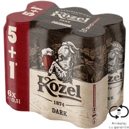 Kozel | Bere Dark 5+1 x 0.5L