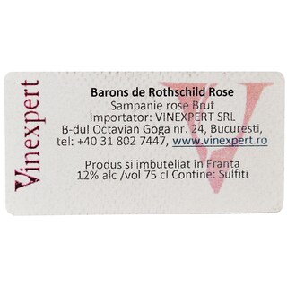 BARONS DE ROTHSCHILD | Sampanie Brut rose 750ml