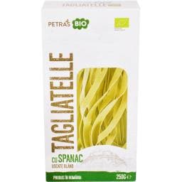 Tagliatelle bio cu spanac 250g