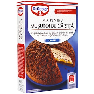 Dr. Oetker | Mix pentru prajitura Musuroi de cartita Clasic 350g