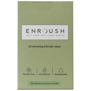 Enroush | Servetele intime biodegradabile, 10 bucati