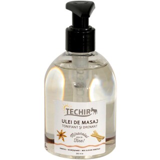 Techir | Ulei de masaj tonifiant si drenant 250ml