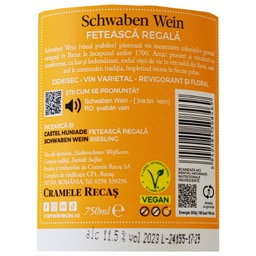Schwaben Wein | Vin alb demisec Feteasca Regala 0.75L