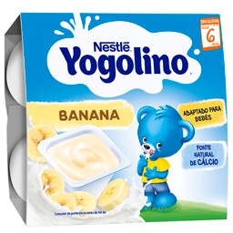 Gustare cu lapte si banane, de la 6 luni 4x100g