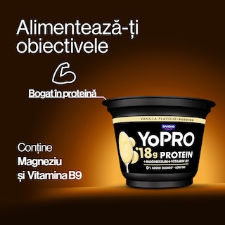 YoPRO | Budinca proteica cu gust de vanilie 180g