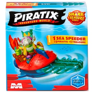 Piratix | Set 2 figurine, Piratix, Sea Speeders, Shark Treasure