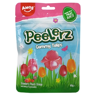 Amos | Jeleuri Easter in forma de lalele 65g