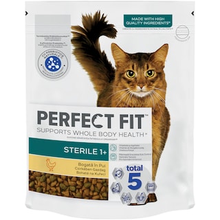Perfect Fit | Hrana uscata cu pui pentru pisici adulte sterilizate 750g