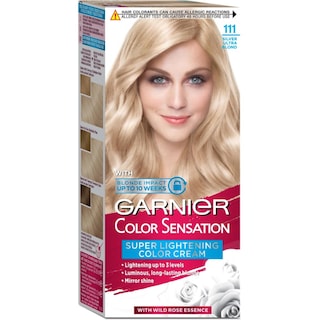 Garnier | Color Sensation | Vopsea de par 111 Blond ultra Argintiu