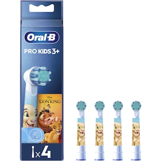 Oral-B | Rezerve pentru periuta de dinti electrica copii Kids 3+ Disney The Lion King, 4 bucati